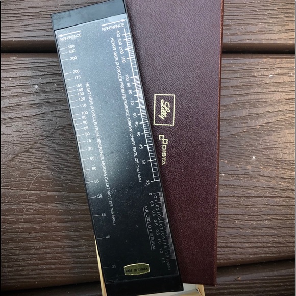 RARE Vintage EKG solar ruler calculator! - Picture 2 of 3